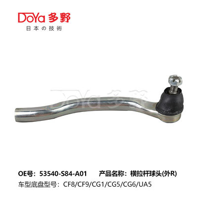 Control and Movement Tie Rod End with 1-2 Inches Adjustment Range and Grease Fitting
