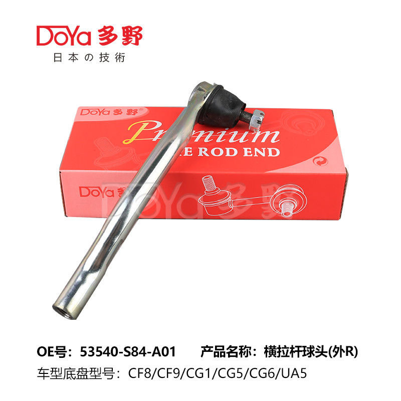 Control and Movement Tie Rod End with 1-2 Inches Adjustment Range and Grease Fitting